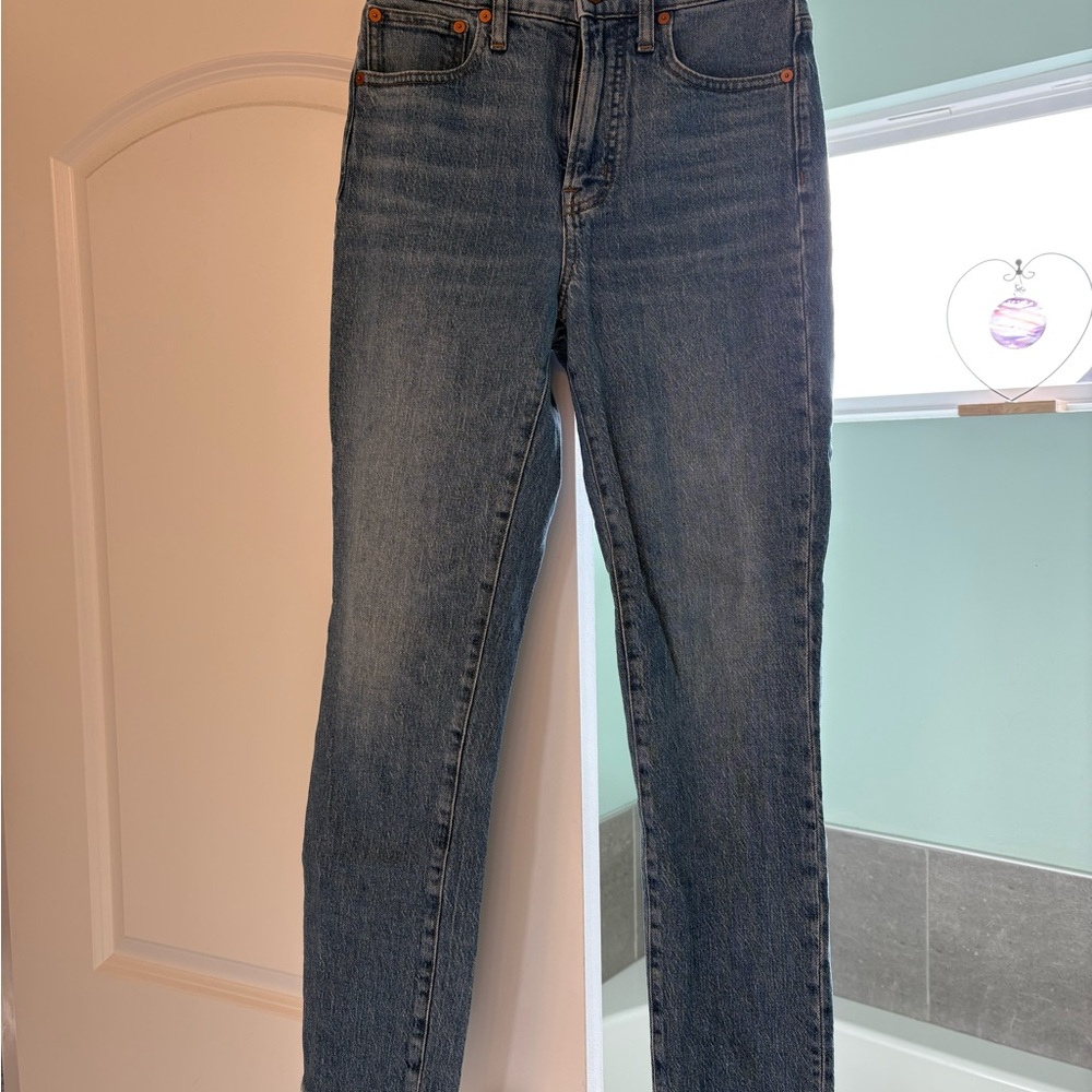 Madewell Straight-Leg Mid Wash Jeans